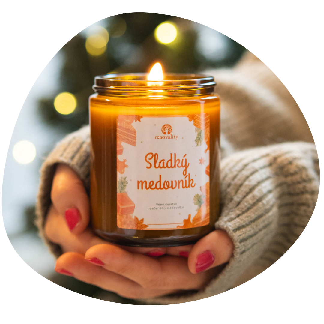 Sladký medovník - sojová svíčka 250 ml
