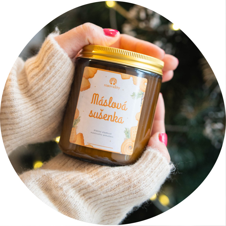 Máslová sušenka - sojová svíčka 250 ml