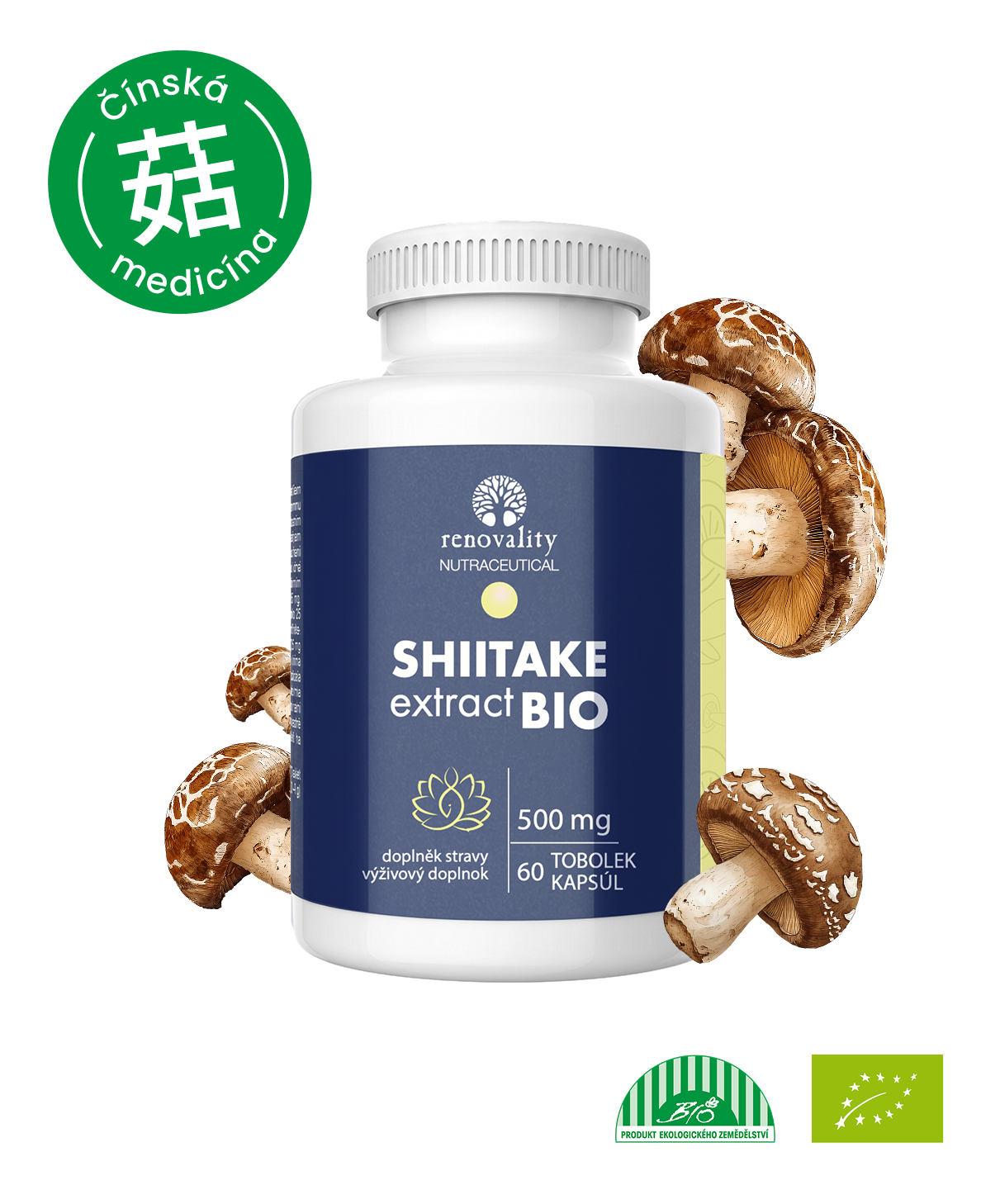 SHIITAKE extract BIO 60 tobolek