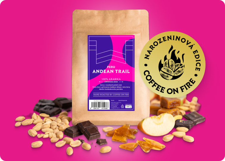 PERU ANDEAN TRAIL 300 g, 100% ARABIKA - zrnková káva