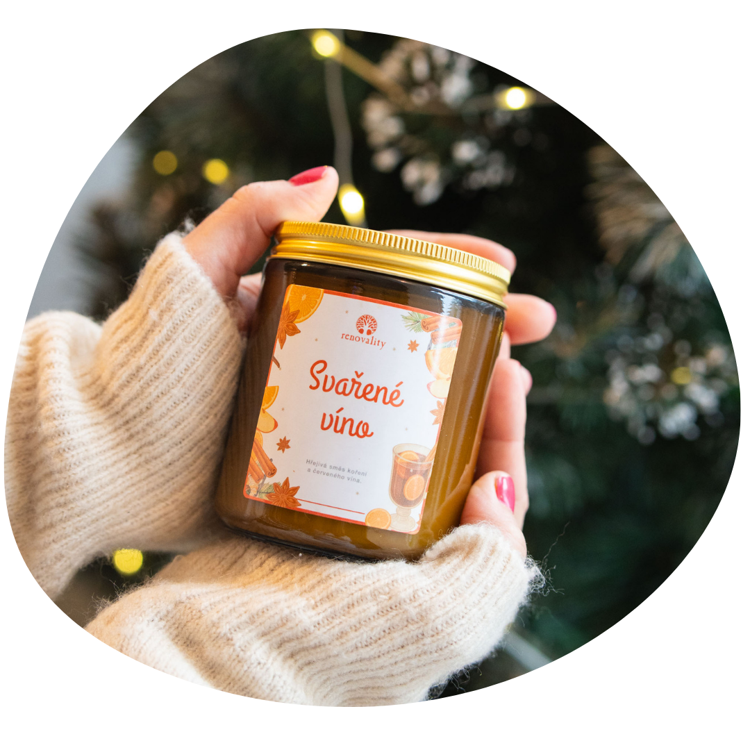 Svařené víno - sojová svíčka 250 ml