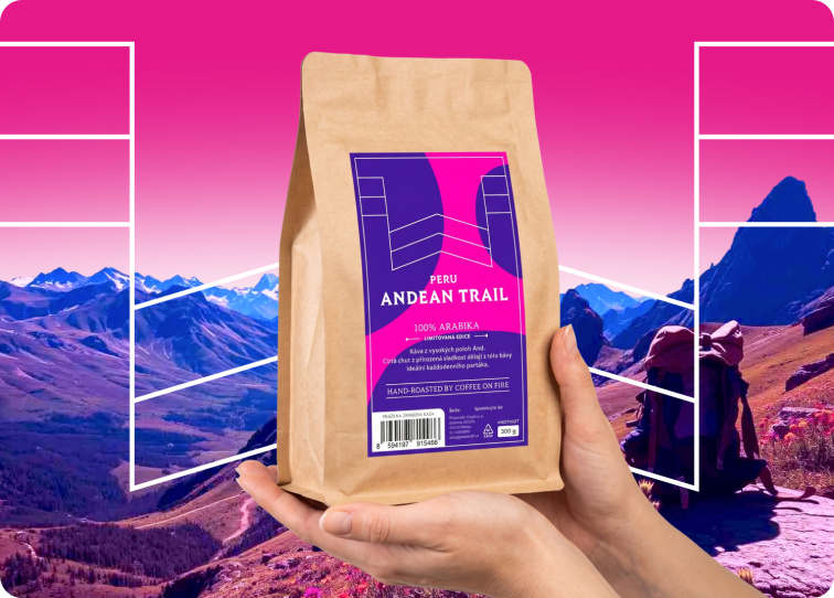 PERU ANDEAN TRAIL 300 g, 100% ARABIKA - zrnková káva