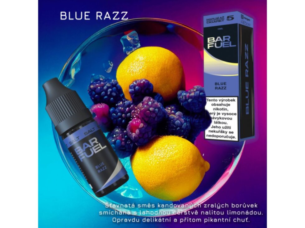BAR FUEL - E-Liquid 20 mg Blue Razz