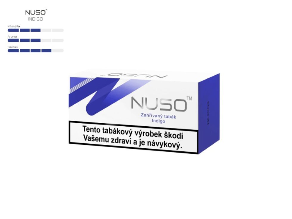NUSO - Zahřívané náplně - karton NUSO INDEGO