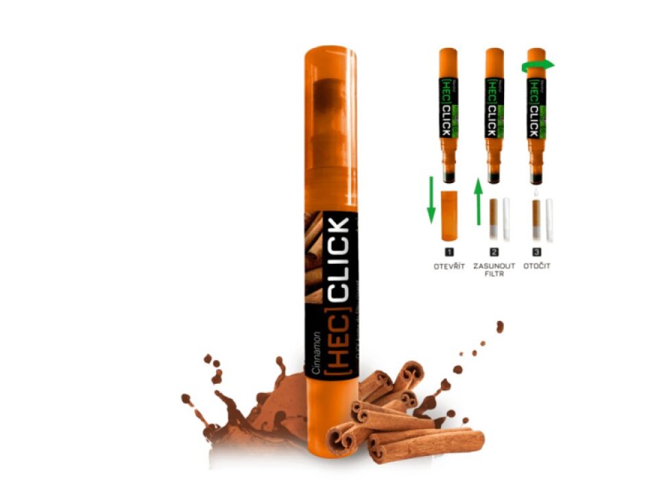 [HEC]click - Aplikátor aroma do filtrů cigaret 4ml - Cinnamon