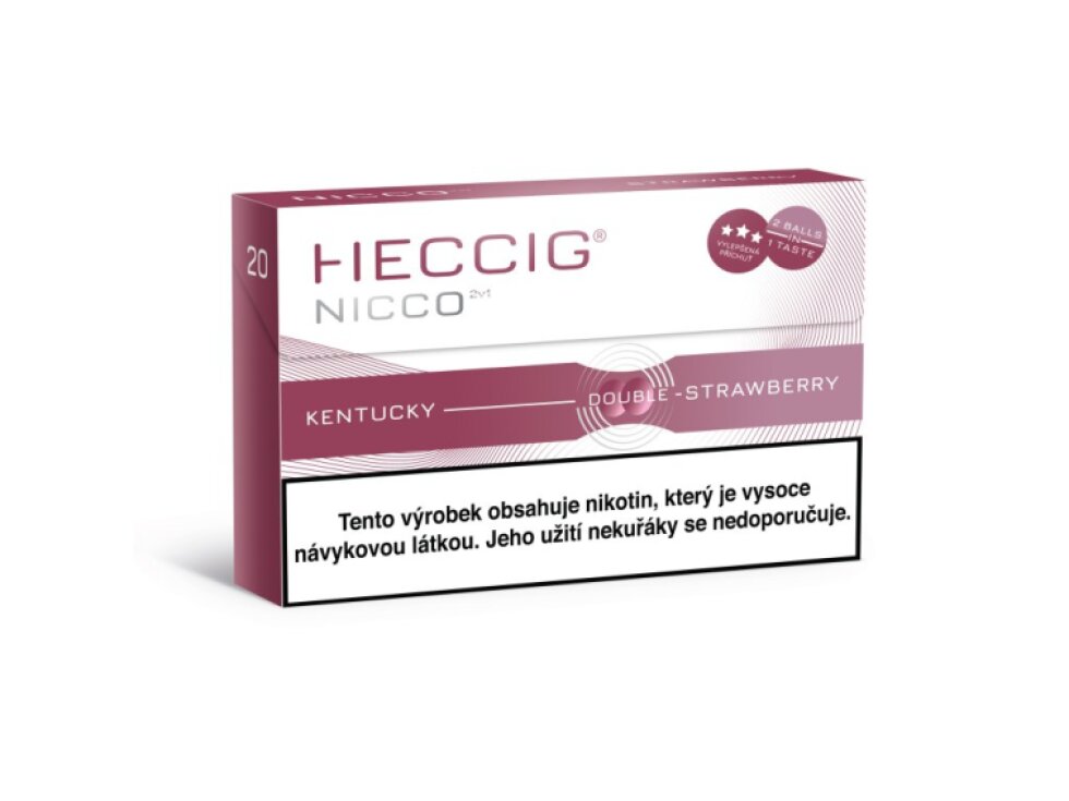 [HECCIG] Nicco 2v1 – Strawberry - Krabička