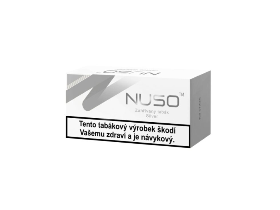 NUSO - Zahřívané náplně - karton NUSO SILVER