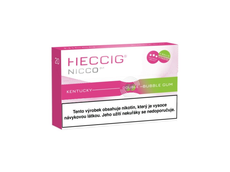 [HECCIG] Nicco 2v1 – Bubble gum - Krabička