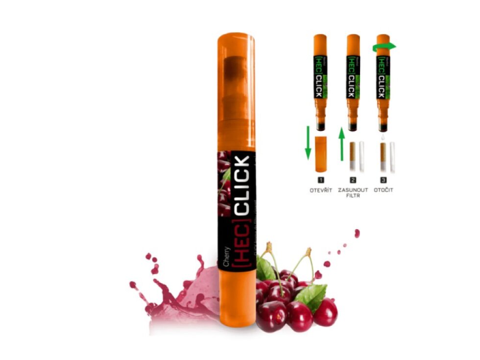 [HEC]click - Aplikátor aroma do filtrů cigaret 2ml - Cherry