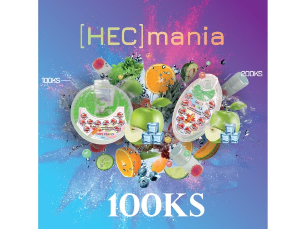 [HECCIG] Pearls práskací kuličky - 100 ks s aplikátorem - Mix Příchutí