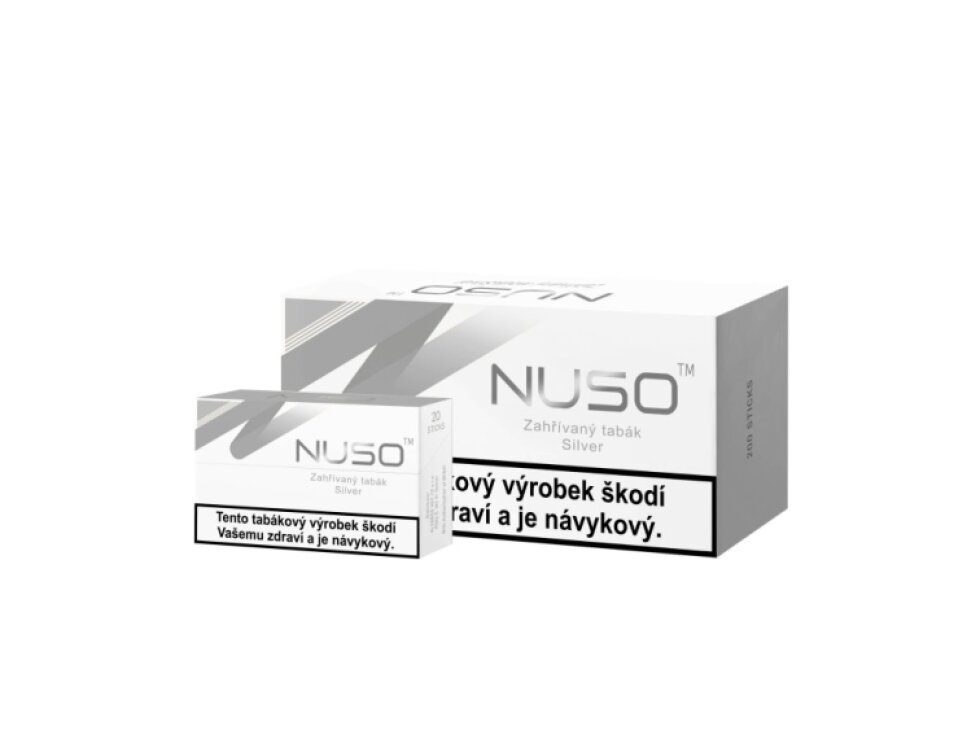 NUSO - Zahřívané náplně - karton NUSO SILVER