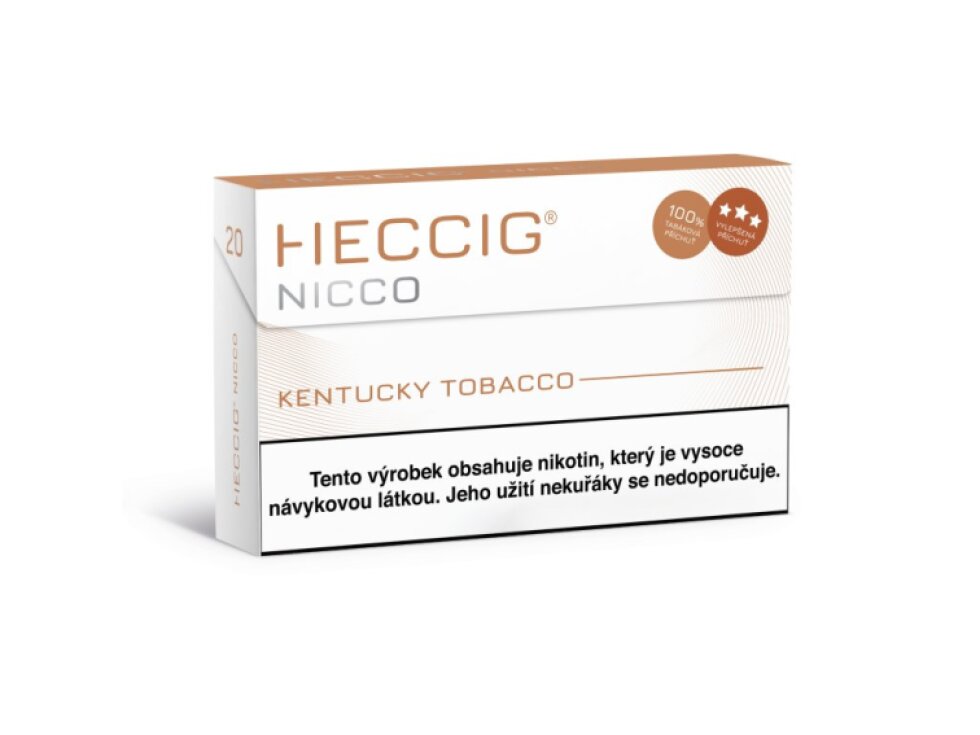 [HECCIG] Nicco 2v1 – Kentucky tobacco - Krabička