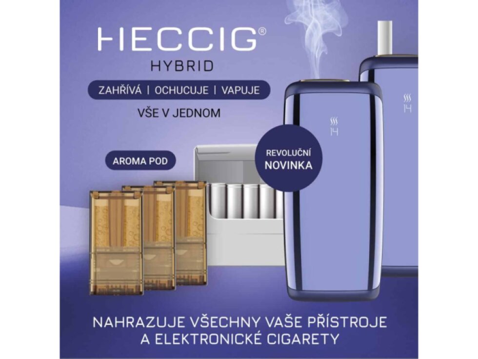 HECCIG® HYBRID - All in ONe + 3x POD dle výběru ZDARMA - Modrá