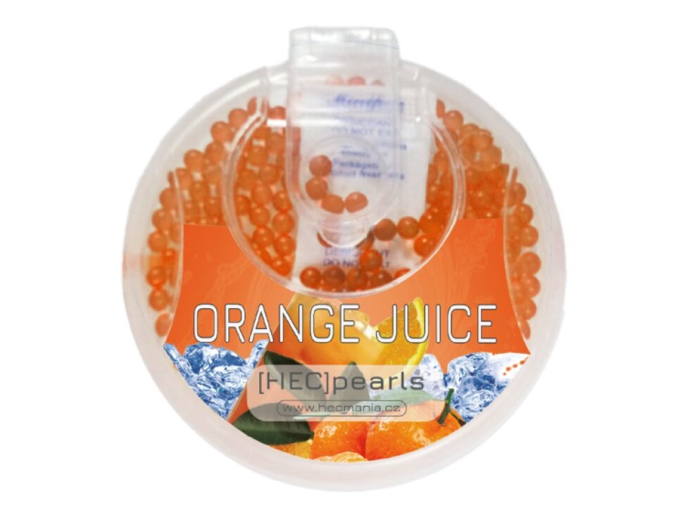[HECCIG] Pearls práskací kuličky - 200 ks s aplikátorem - Orange Juice