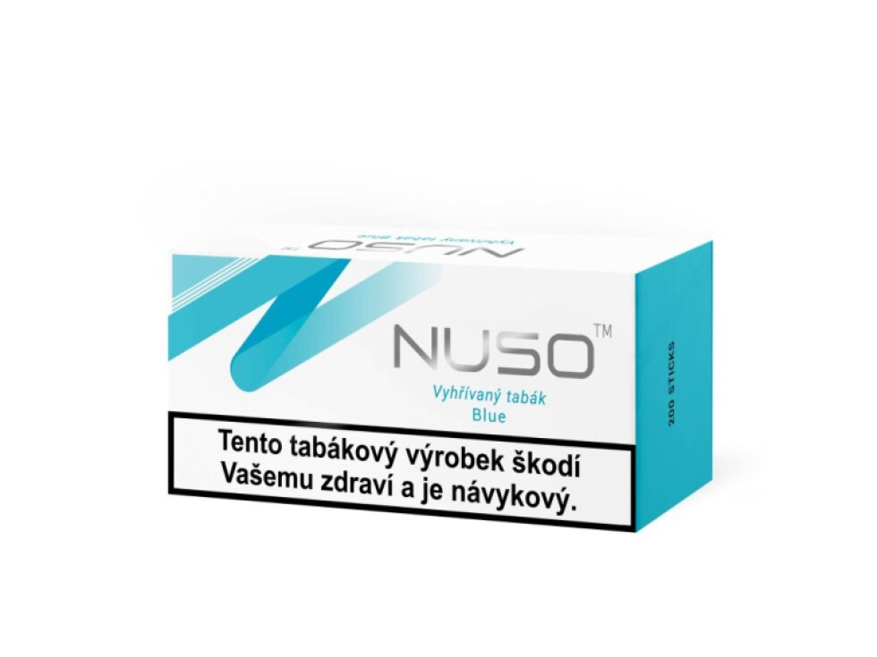 NUSO - Zahřívané náplně - karton NUSO BLUE