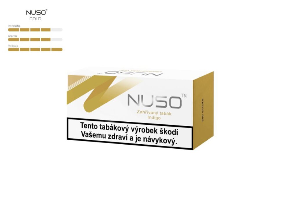 NUSO - Zahřívané náplně - karton NUSO GOLDEN