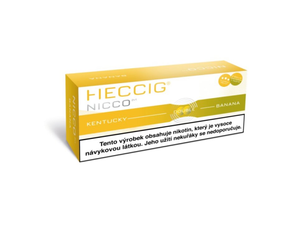 [HECCIG] Nicco 2v1 – banán - Karton