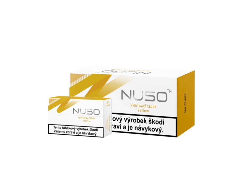 NUSO - Zahřívané náplně - krabička NUSO YELLOW