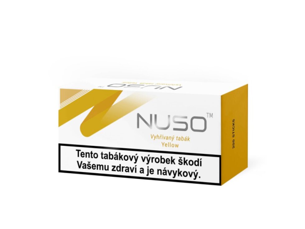 NUSO - Zahřívané náplně - karton NUSO YELLOW