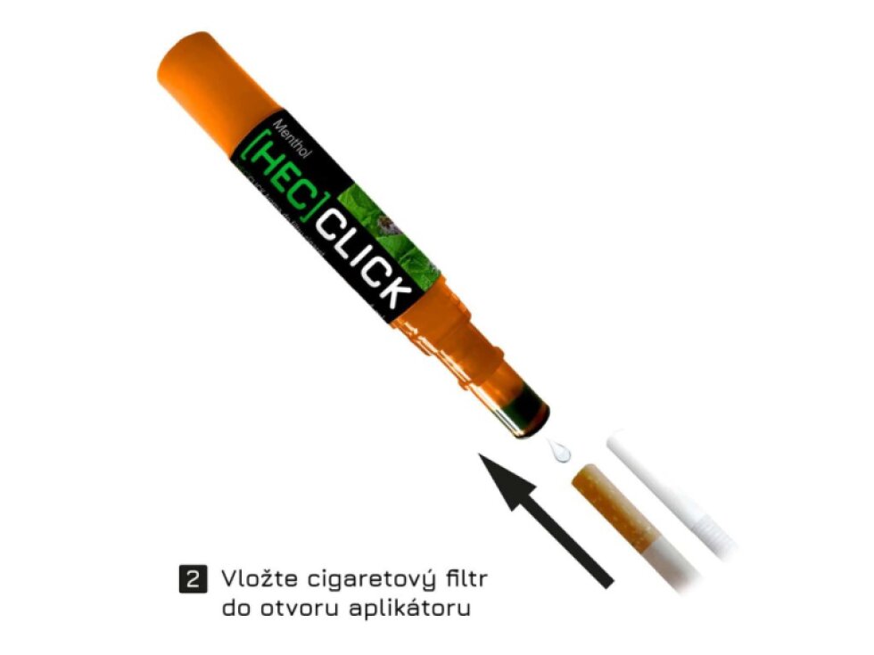 [HEC]click - Aplikátor aroma do filtrů cigaret 4ml - Cinnamon