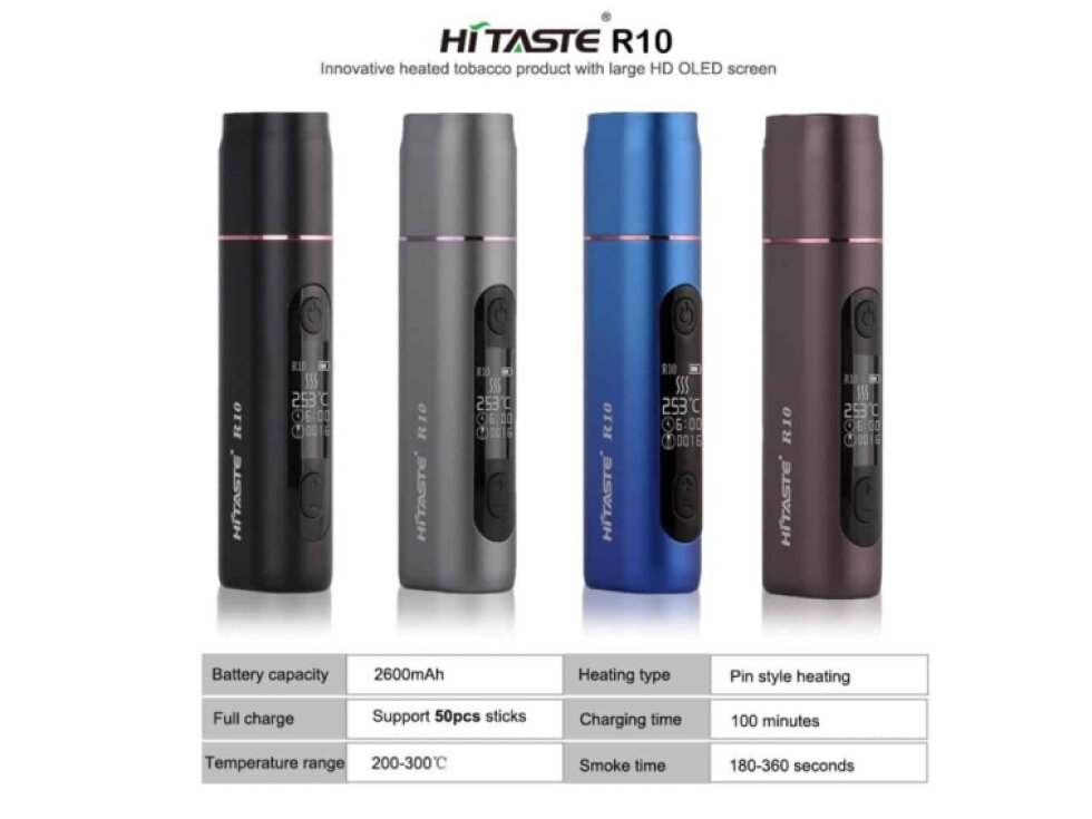 HiTaste R10 – Heat Not Burn přístroj 2600 mAh - Hnědá perleť