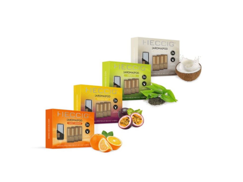 HECCIG® HYBRID AROMA POD - CENA SET= 3ks - Sweet Orange