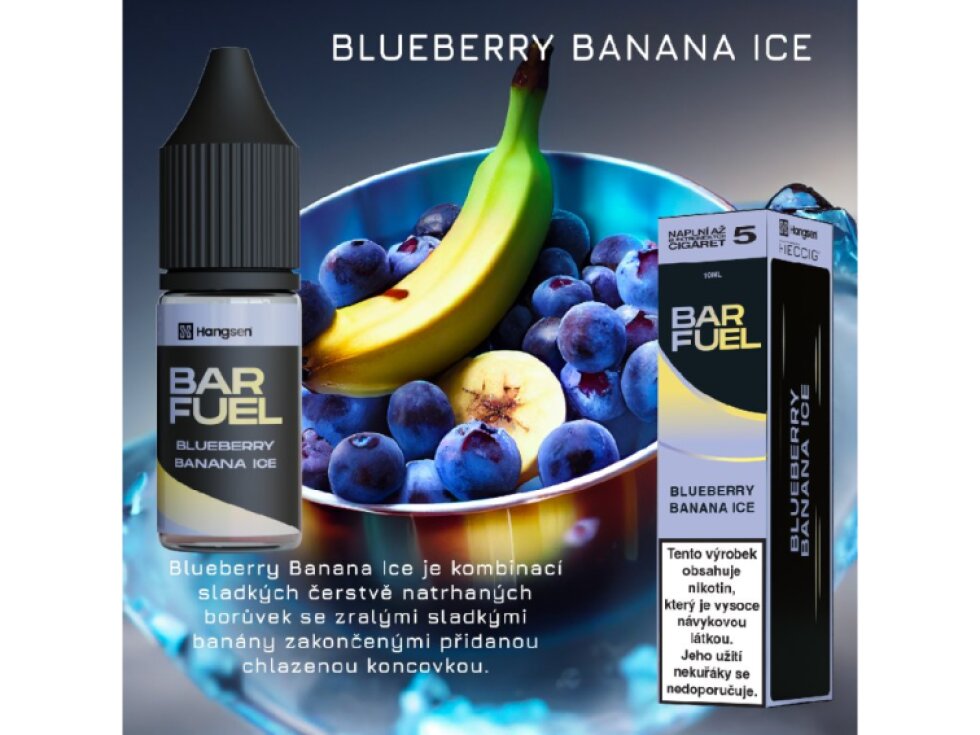 BAR FUEL - e-liquid 20 mg Blueberry Banana Ice