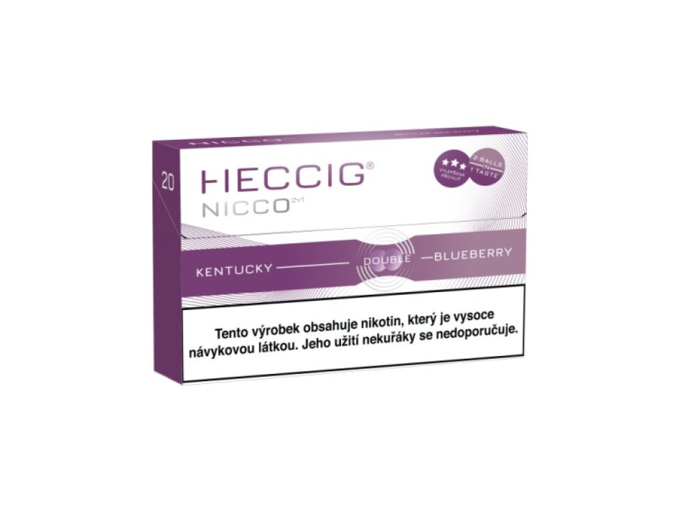 [HECCIG] Nicco 2v1 – Blueberry - Krabička