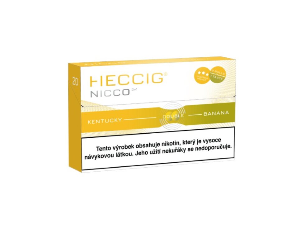 [HECCIG] Nicco 2v1 – banán - Krabička