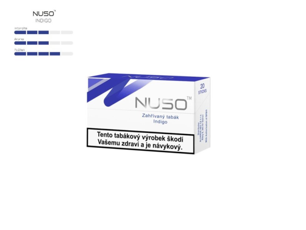 NUSO - Zahřívané náplně - krabička NUSO INDEGO