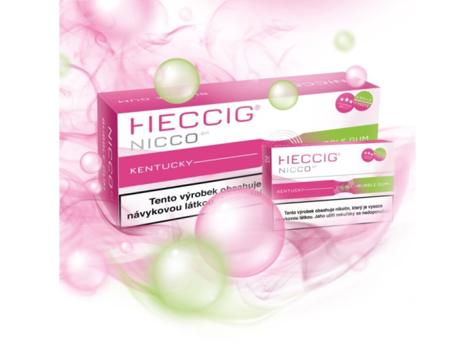 [HECCIG] Nicco 2v1 – Bubble gum - Krabička