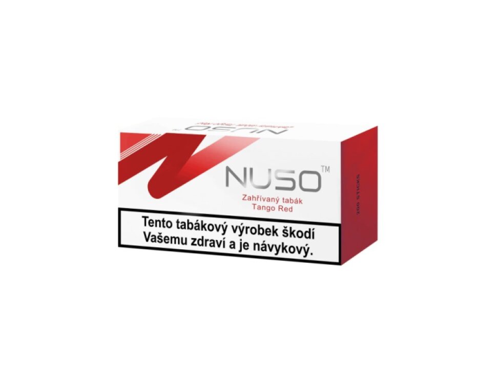 NUSO - Zahřívané náplně - karton NUSO TANGO RED