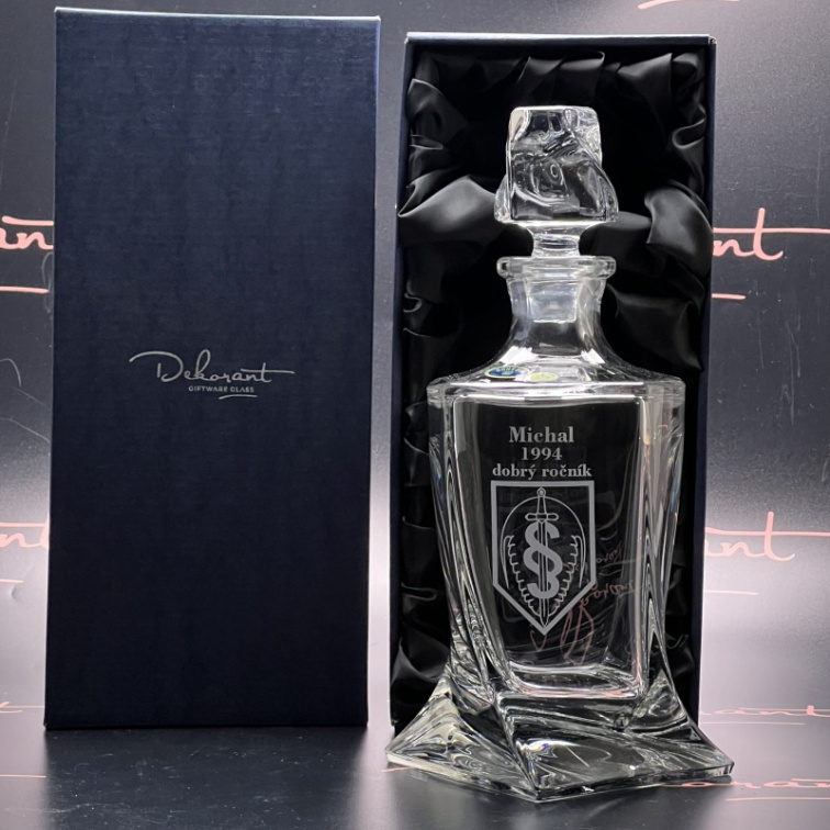 Crystalex sklenička na víno Panna Černá 550 ml 1KS