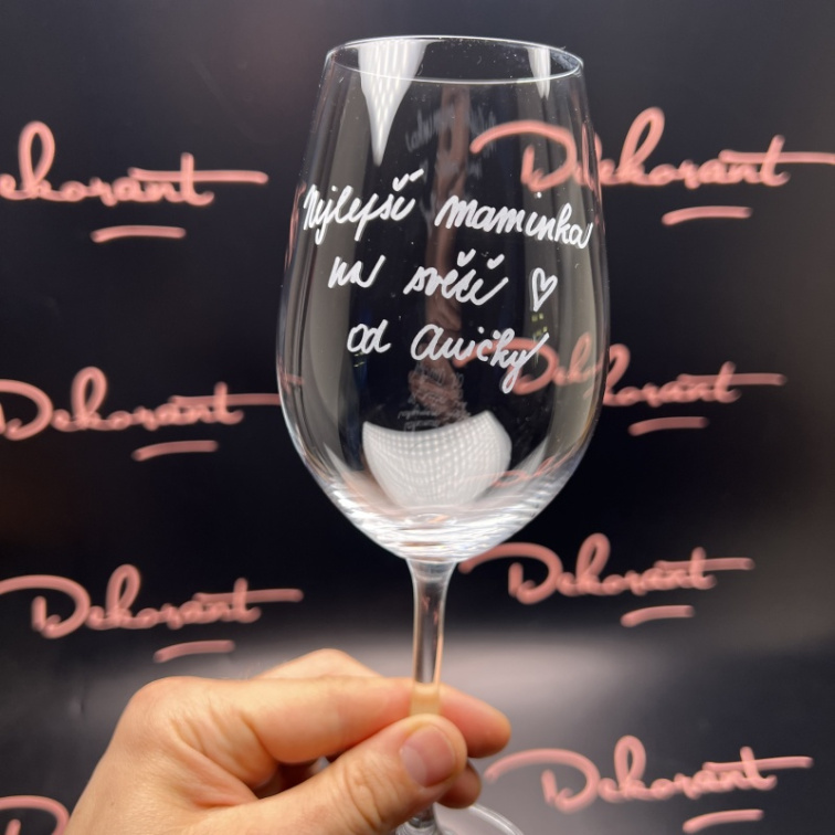 Crystalex sklenička na víno Panna Černá 550 ml 1KS