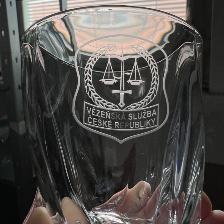 Crystalex sklenička na víno Panna Černá 550 ml 1KS