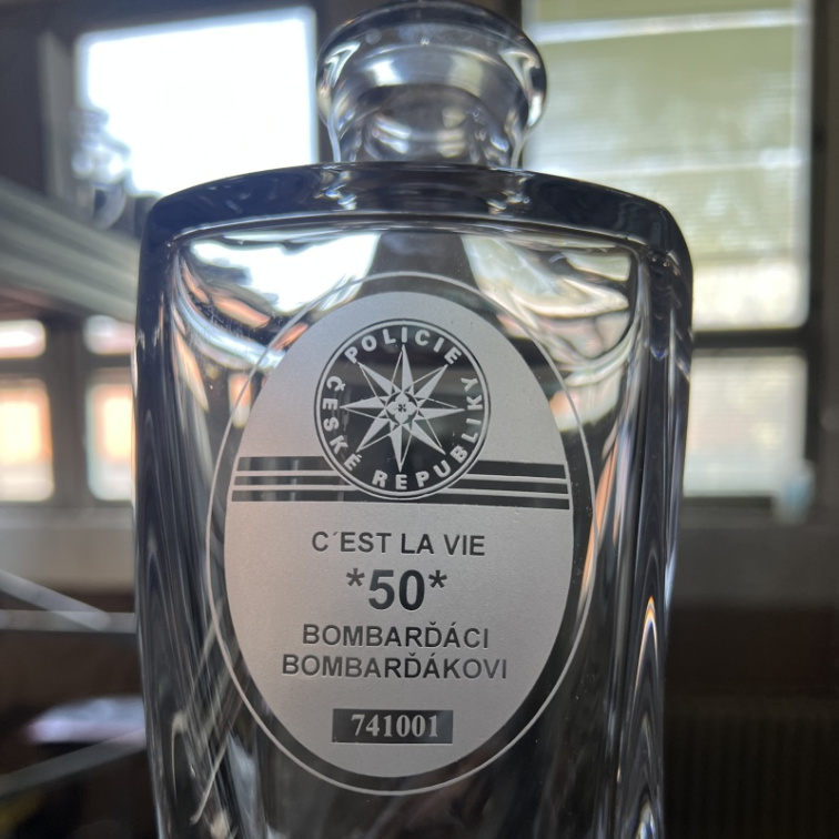 Crystalex sklenička na víno Panna Černá 550 ml 1KS