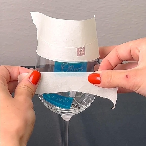 Skleněná plaketa na podstavci HVĚZDA 20x18 cm 1KS