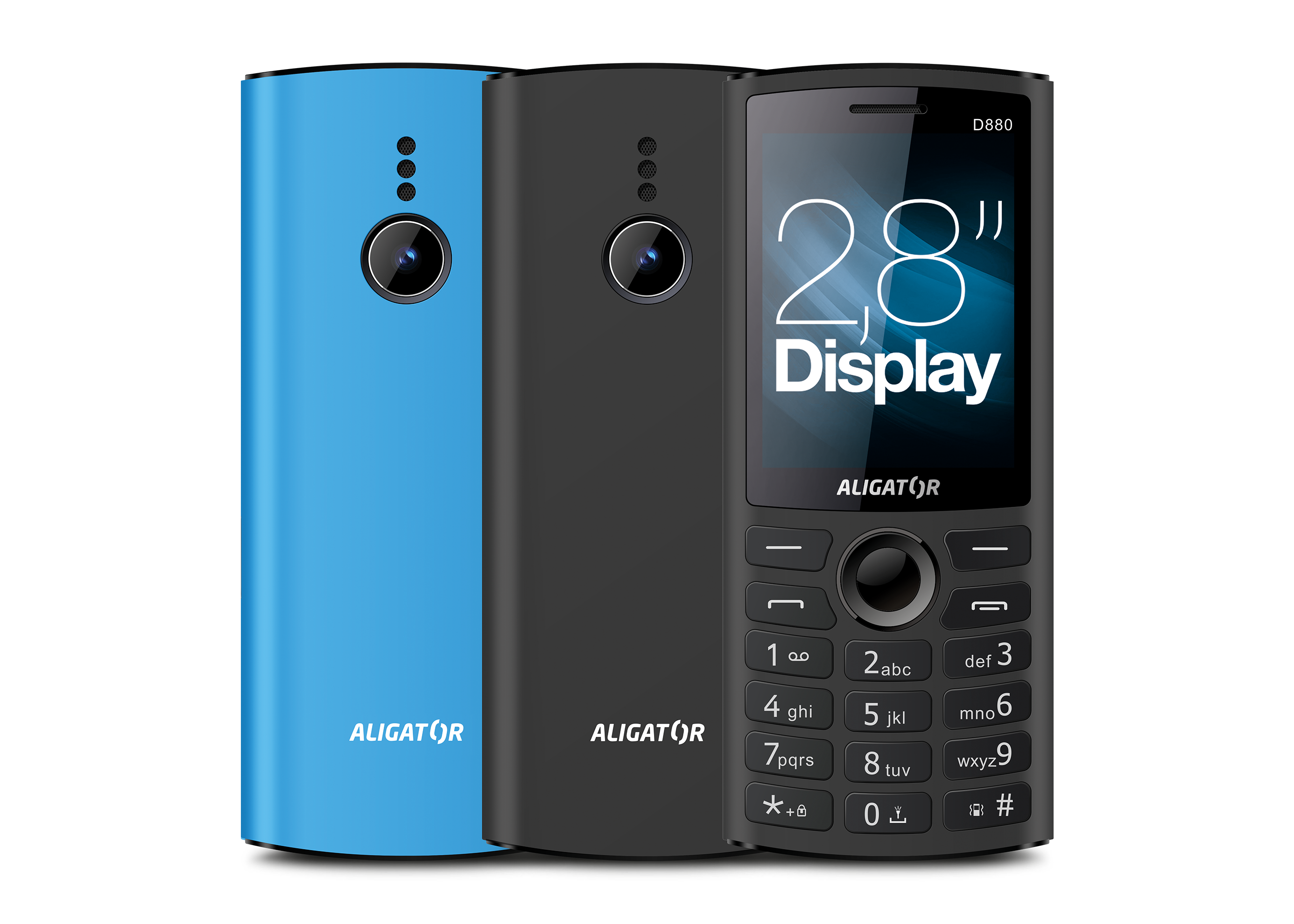 ALIGATOR D880 Dual SIM, modrý