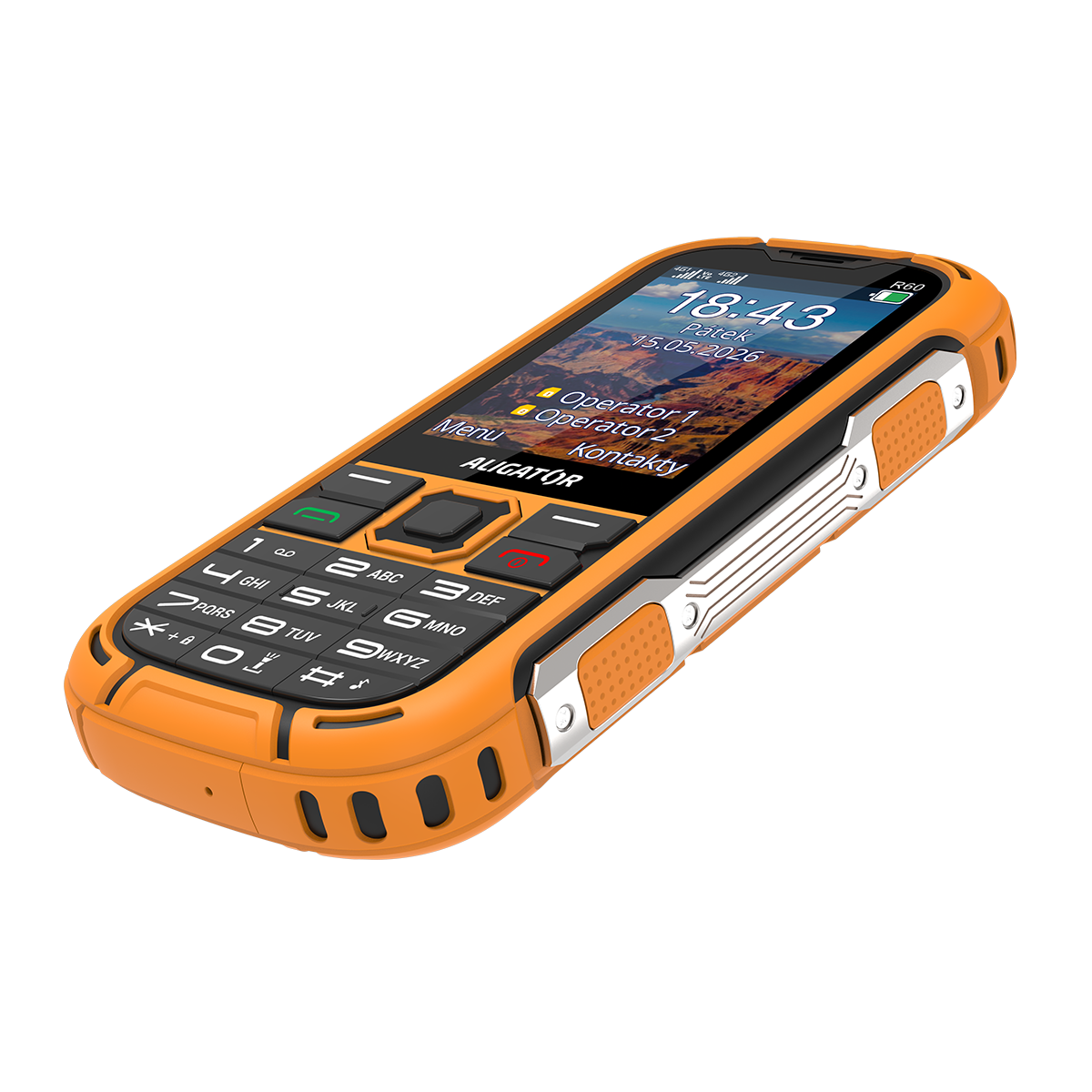 ALIGATOR R60 eXtremo černo-oranžový