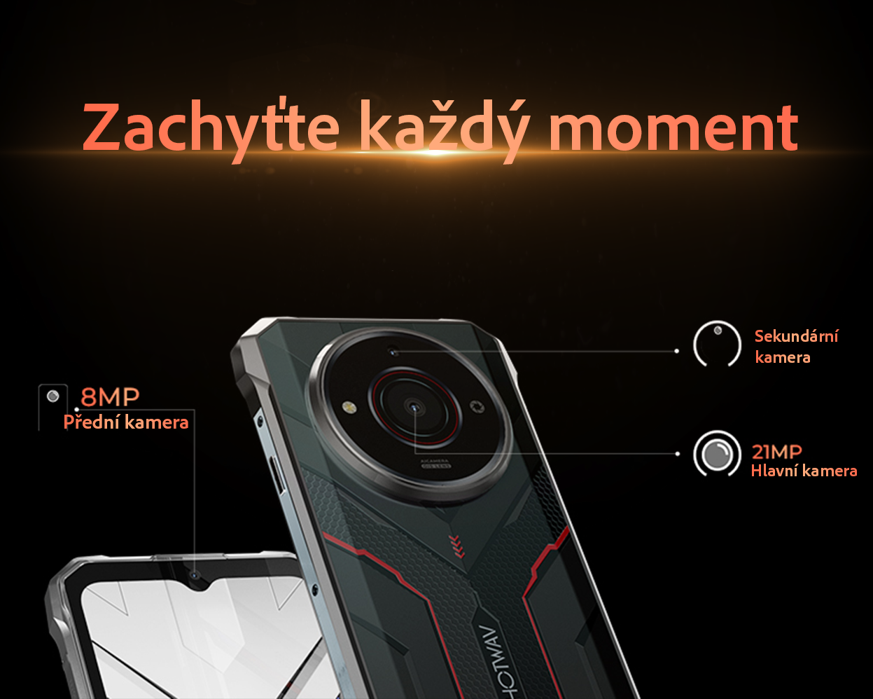 ALIGATOR Hotwav T7S 128 GB černý