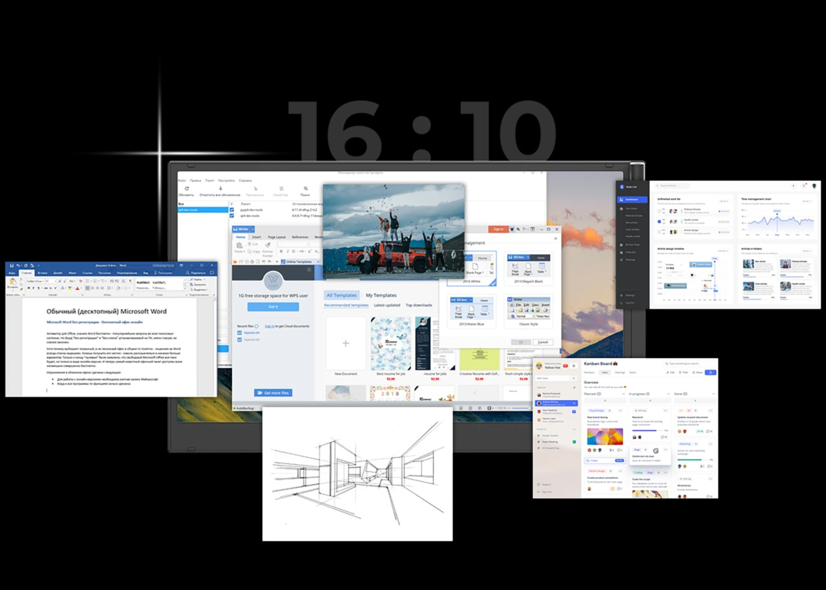 Duální přídavný LCD monitor 15,3″ Blackview DCM8