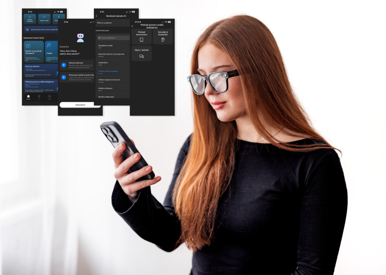 ALIGATOR Smart Glasses, černé