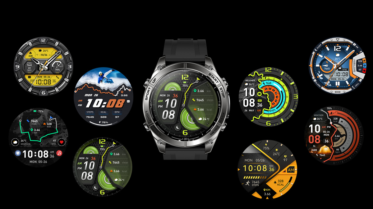 ALIGATOR Watch Maps GPS, stříbrné
