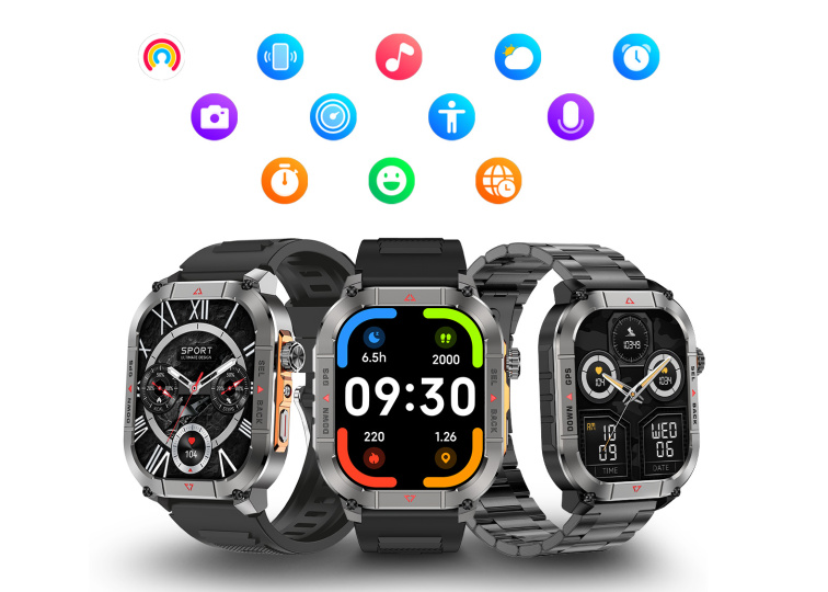 ALIGATOR Watch Sport GPS, černé