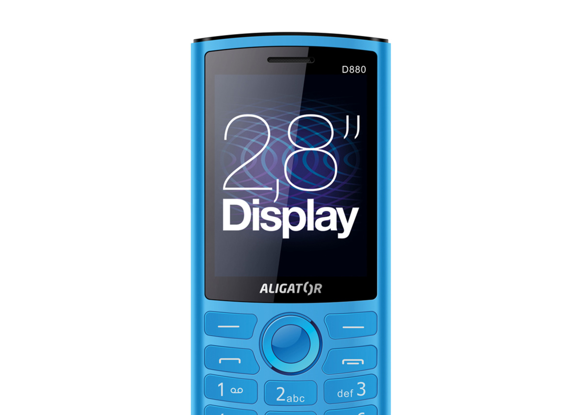 ALIGATOR D880 Dual SIM, modrý