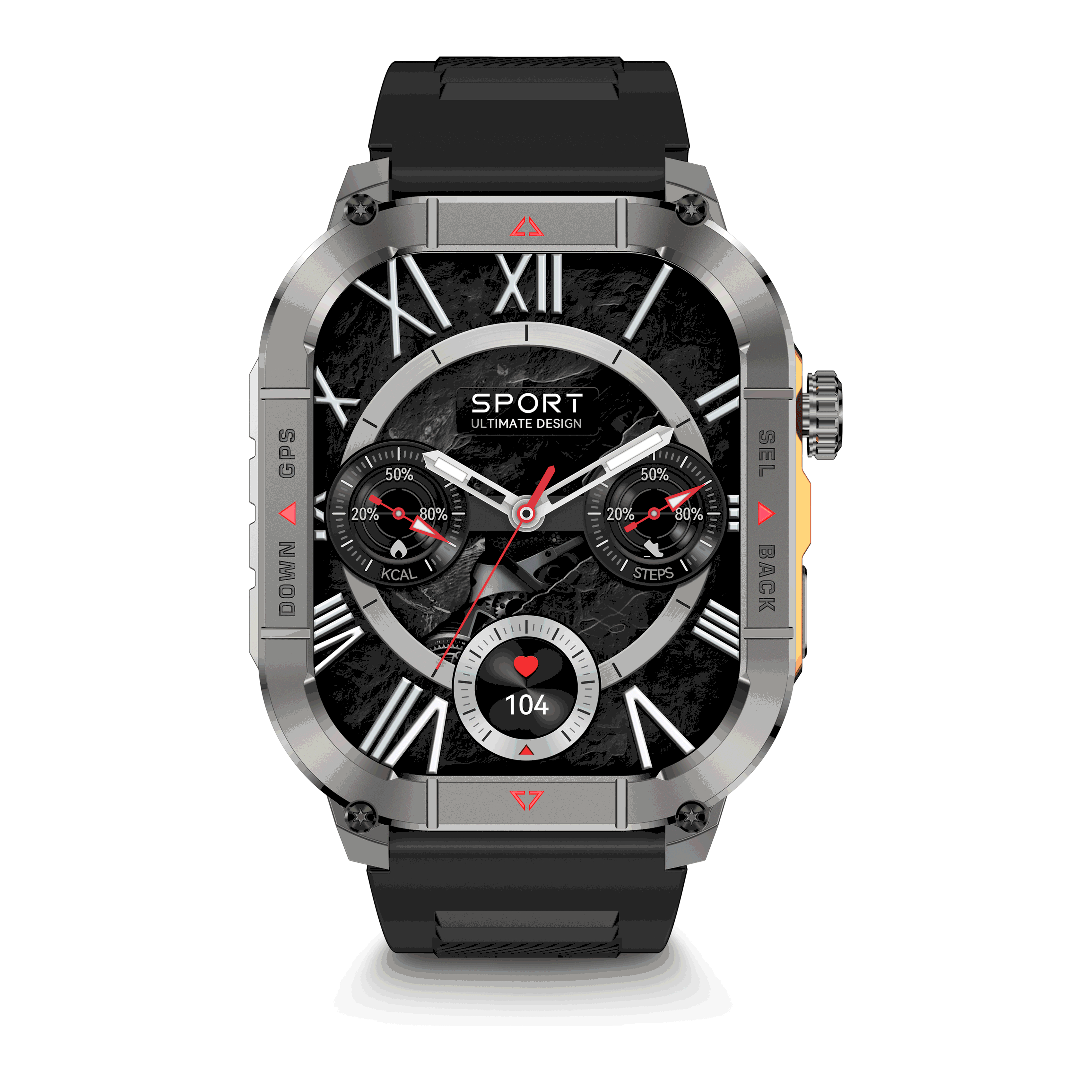 ALIGATOR Watch Sport GPS, černé