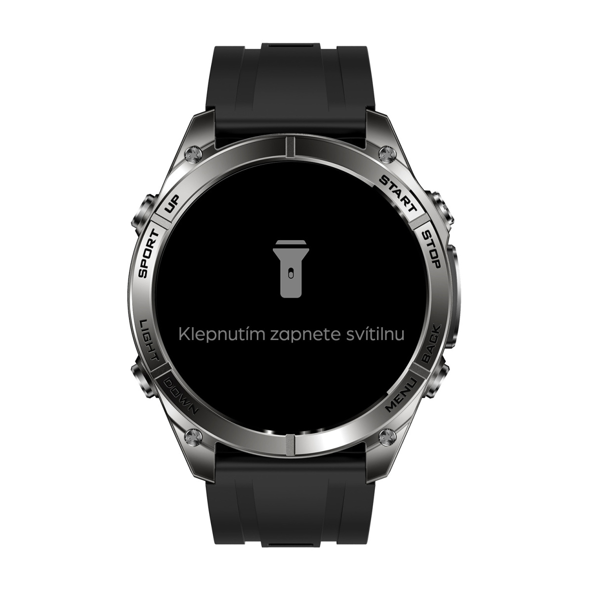 ALIGATOR Watch Maps GPS, černé