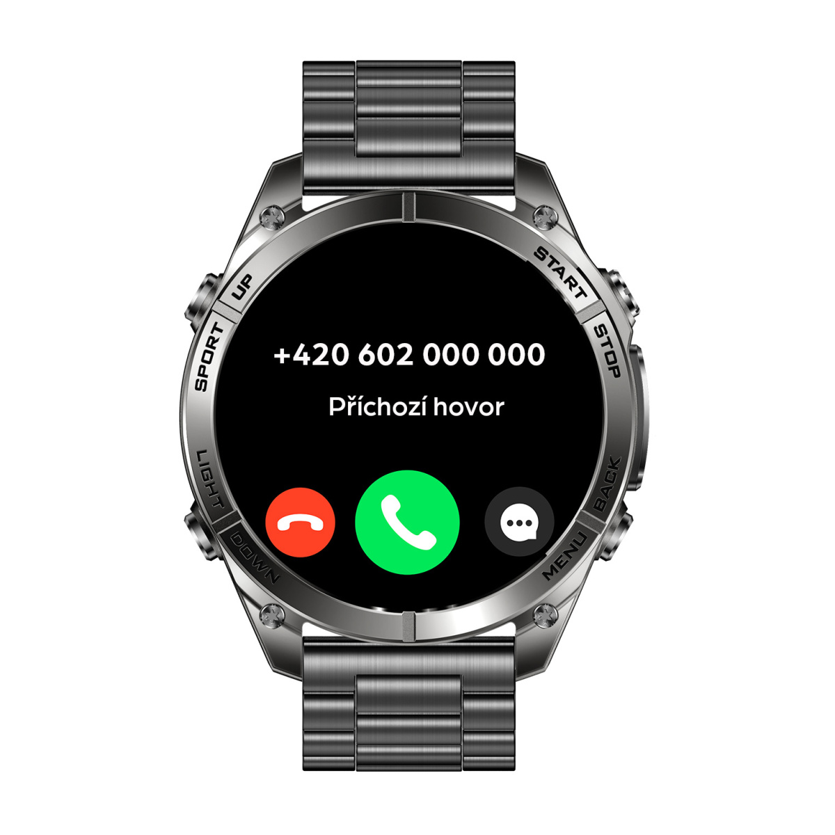 ALIGATOR Watch Maps GPS, černé