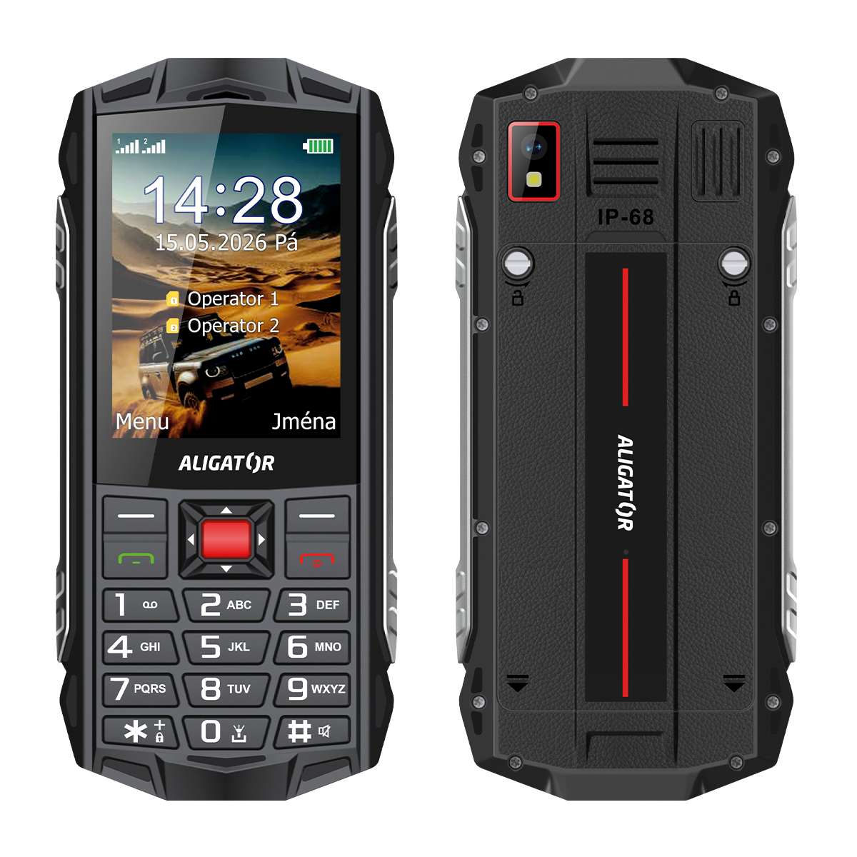 ALIGATOR R45 eXtremo černo-červený
