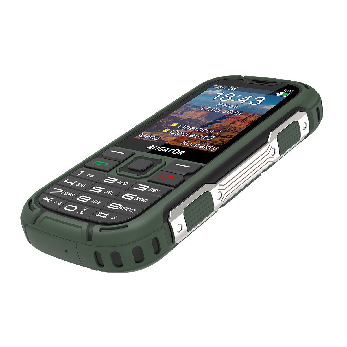 ALIGATOR R60 eXtremo černo-oranžový
